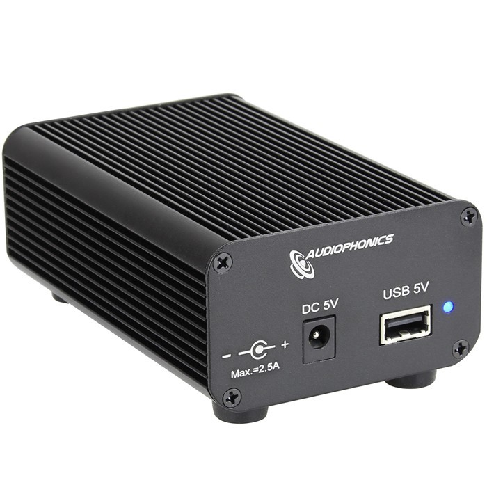 AUDIOPHONICS Linear Regulated Power Supply 5V 2.5A 15VA With USB Audiophonics