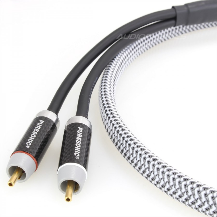 MOGAMI 2549 Stereo RCA Interconnect Cable Puresonic Tellurium Copper 2m