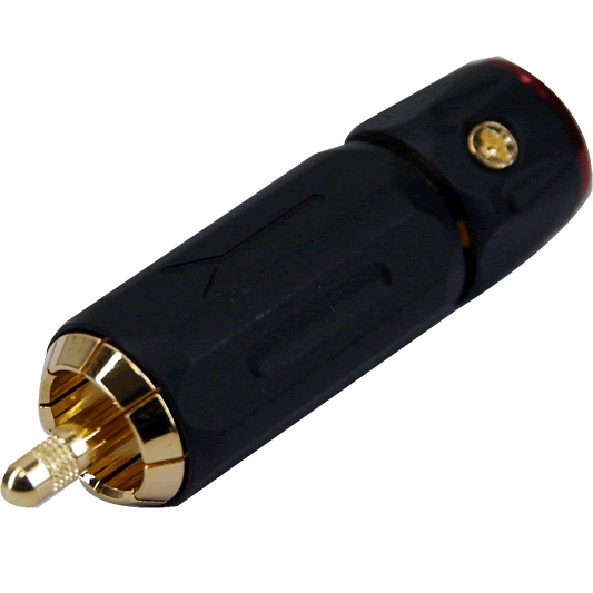 Connecteurs RCA Yarbo RCA-007A Black (la paire)