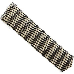 Gaine tress�e 10-14mm Cr�me