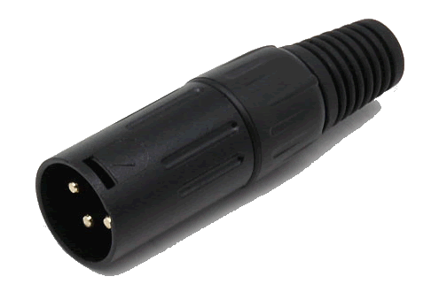 Fiche XLR M�le plaqu� Or  XLR-92G