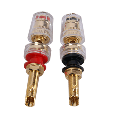 Borniers isol�s plastique transparent 23mm (la paire)