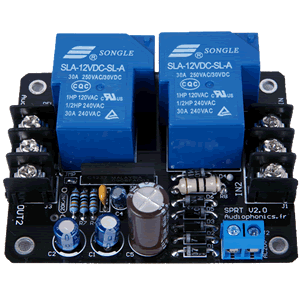 Protection module for stereo speakers
