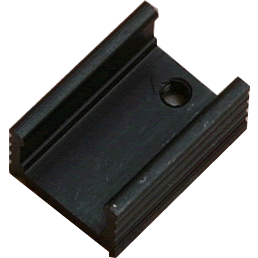 Dissipator aluminium black TO-220
