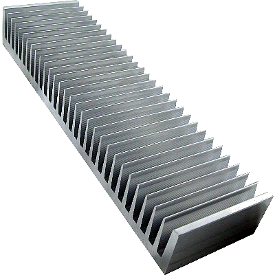 Radiateur de Dissipation Thermique Forte Puissance Alu 300x80mm
