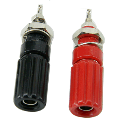 Borniers PVC 12mm pour amplificateur ou alimentation (pair)