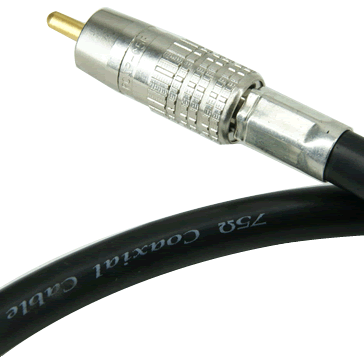 CANARE Digital coaxial cable 75ohm - RCA-RCA 1.0m