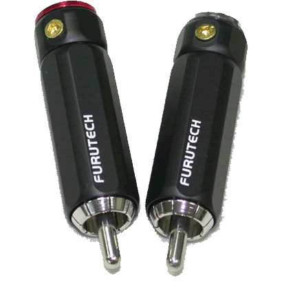 Furutech FP-108R Connecteurs RCA OCC Rhodium (la paire) � 9.2mm
