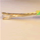 C�ble Cuivre/Argent Isol� Teflon 1.23mm� (Jaune/Vert)