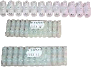 Barrette domino transparente 1.5 - 2.5mm