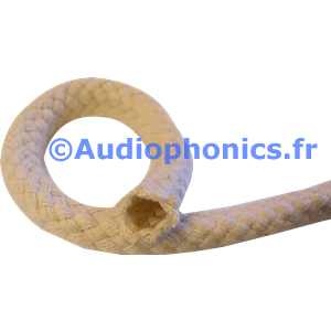 Gaine Coton naturel pour c�ble Dia. 12mm