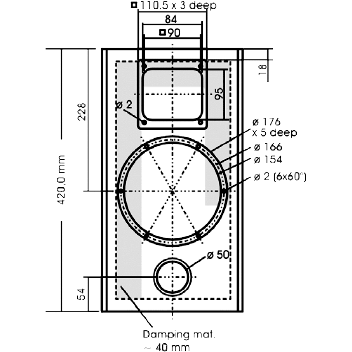 Kit d'enceinte DIY ETON 8.1