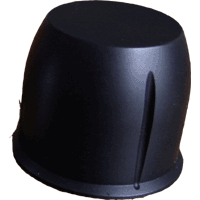 Bouton aluminium Dia. 39mm Noir