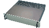 Hi-Fi 2000 - Boitier 4U 300mm - Facade 4mm Noire