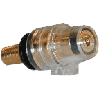 Bornier Isol� Plastique Transparent (Noir)