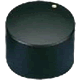 Bouton noir 25mm pour potentiom�tre axe fendu