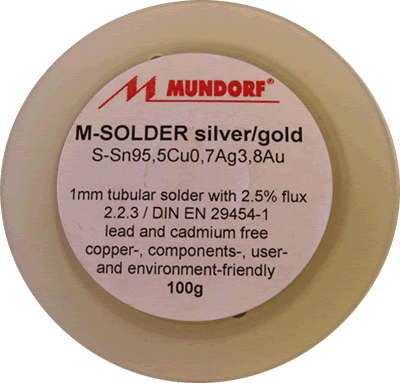 Soudure Mundorf Argent-Or 4%
