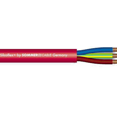 SOMMERCABLE SILCOFLEX C�ble Secteur Gaine Silicone 3x1.5mm�