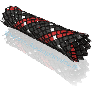 Viablue Gaine tress�e 02-05mm Rouge