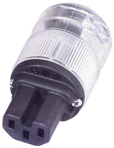 Connecteur IEC WATTGATE 320i-CLR Transparent 6mm� CRYO