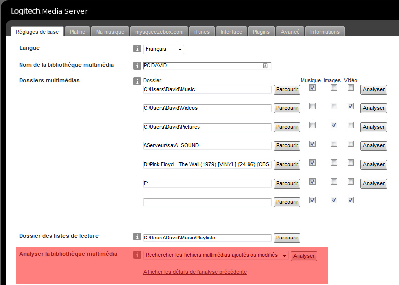 Analyser la bibliothèques multimédia - LMS picoreplayer