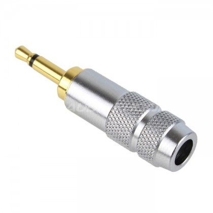 OYAIDE P-2.5MG Jack plug 2.5mm Mono 2 pin Mekkipin Gold plated Ø 4mm