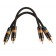 SMSL W6 Interconnect Cable Gold plated RCA Oyaide OFC (Pair)