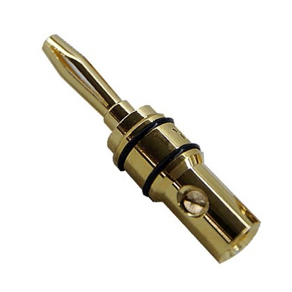 YARBO 1002G Fiches Bananes Plaquées Or 24k (La Paire) Ø 5.0mm