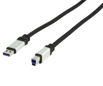 KONIG ELECTRONIC Câble USB-A mâle vers USB-B mâle 3.0 OFC 1.8m