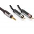 PROFIGOLD PROA3405 Jack 3.5mm to 2 RCA male Cable OFC 5m