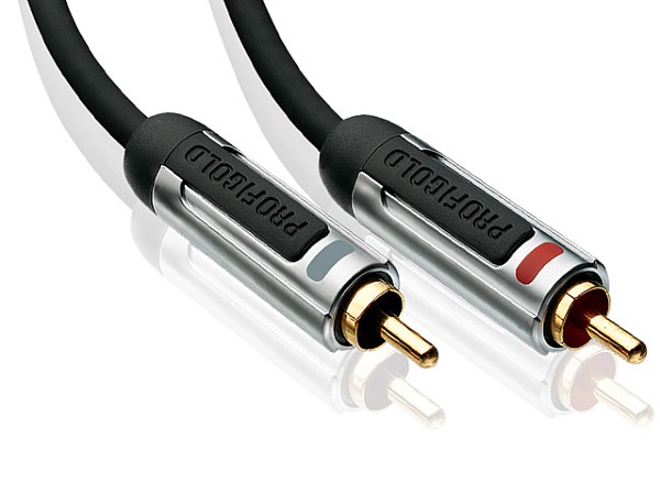 PROFIGOLD PROA4200 Câble de Modulation RCA-RCA Stéréo OFC 0.5m