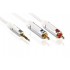 PROFIGOLD PROM3401 Câble de modulation Jack 3.5mm vers 2 RCA OFC 0.2m