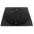 1877PHONO Rubber Mat B Couvre plateau / Support absorbant Silicone pour vinyle Noir