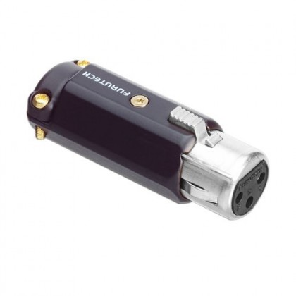 FURUTECH FP-602F (R) Fiche XLR Femelle Plaqué Rhodium Ø 12mm (Unité)