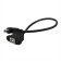 Angled Panel mount USB-B male to USB-B female 30cm