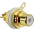 ELECAUDIO ER-104 RCA Inlet Gold plated Red (Unit)