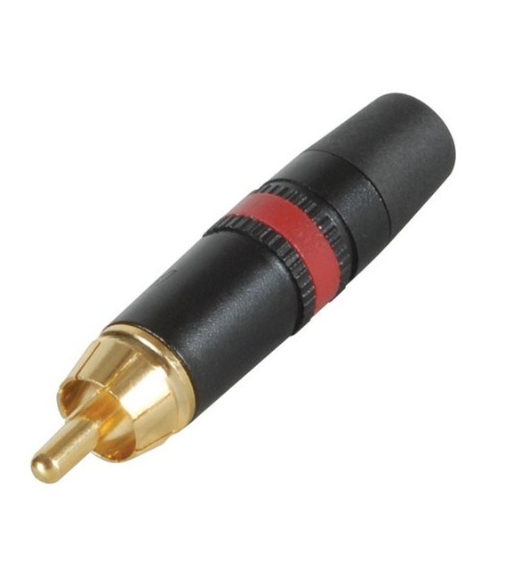 Rean Neutrik NYS373. Male RCA Phono Connector. Gold PRO HIFI Plug - Foto 4