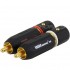 Yarbo RCA-015L RCA Plug Gold Plated Ø9mm (La paire)