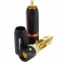 Yarbo RCA-015L RCA Plug Gold Plated Ø9mm (La paire)