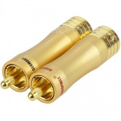 Yarbo RCA-050 RCA Plug Gold Plated 24k Ø 8mm (La paire)