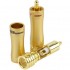 Yarbo RCA-050 RCA Plug Gold Plated 24k Ø8mm (La paire)