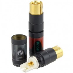 Neutrik NF2CB2 RCA Plug Gold Plated (La paire) Ø 8.2 mm