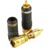 Yarbo RCA-017 RCA Plug Gold Plated Ø8.5mm (La paire)
