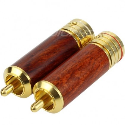 W&M Audio CS-306WDG RCA Plug Gold Plated Ø 8.2mm (La paire)