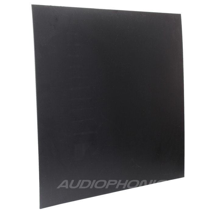 Plaque HDPE noire 495x495x3mm