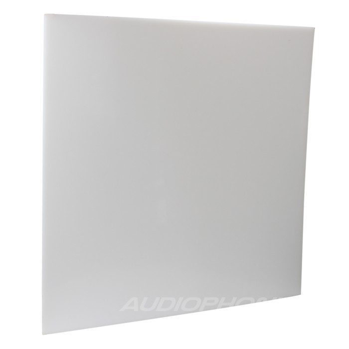 Plaque HDPE blanche 495x495x3mm