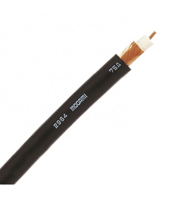 MOGAMI 2964 Coaxial cable 75 Ohm 0.23mm² Ø4.8mm Audiophonics