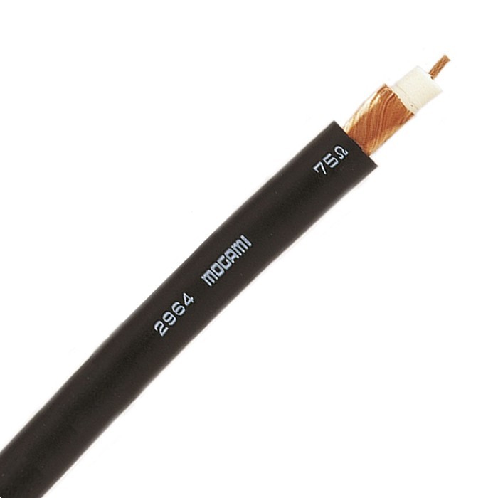 MOGAMI 2964 Coaxial cable 75 Ohm 0.23mm² Ø4.8mm