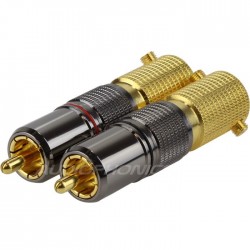 WM AUDIO CS-1023 RCA Plug Gold Plated Ø12mm (La paire)