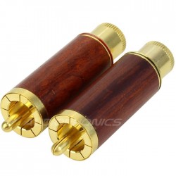 WM AUDIO RCA Plug Gold Plated Ø8.2mm (La paire)